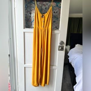Mustard yellow jumpsuit